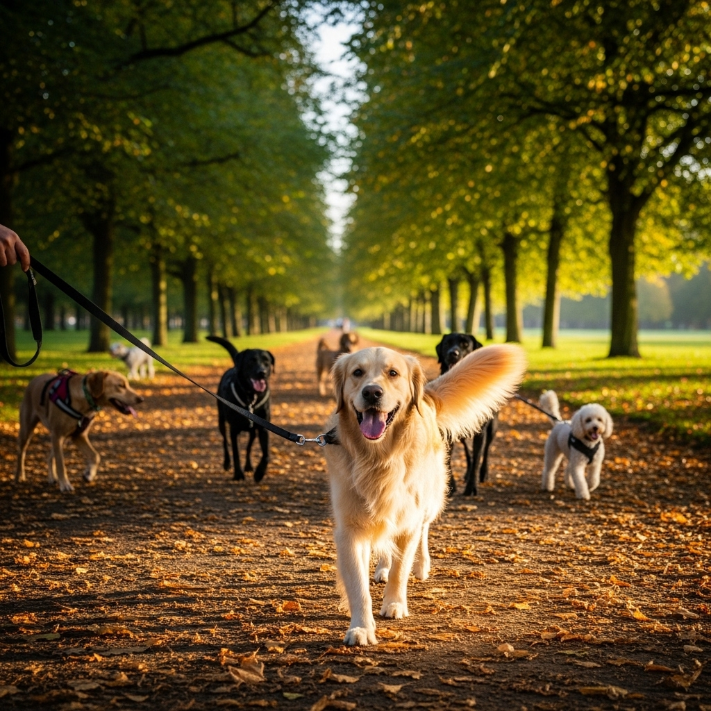 Dog friendly walking trail near Hyde Park London