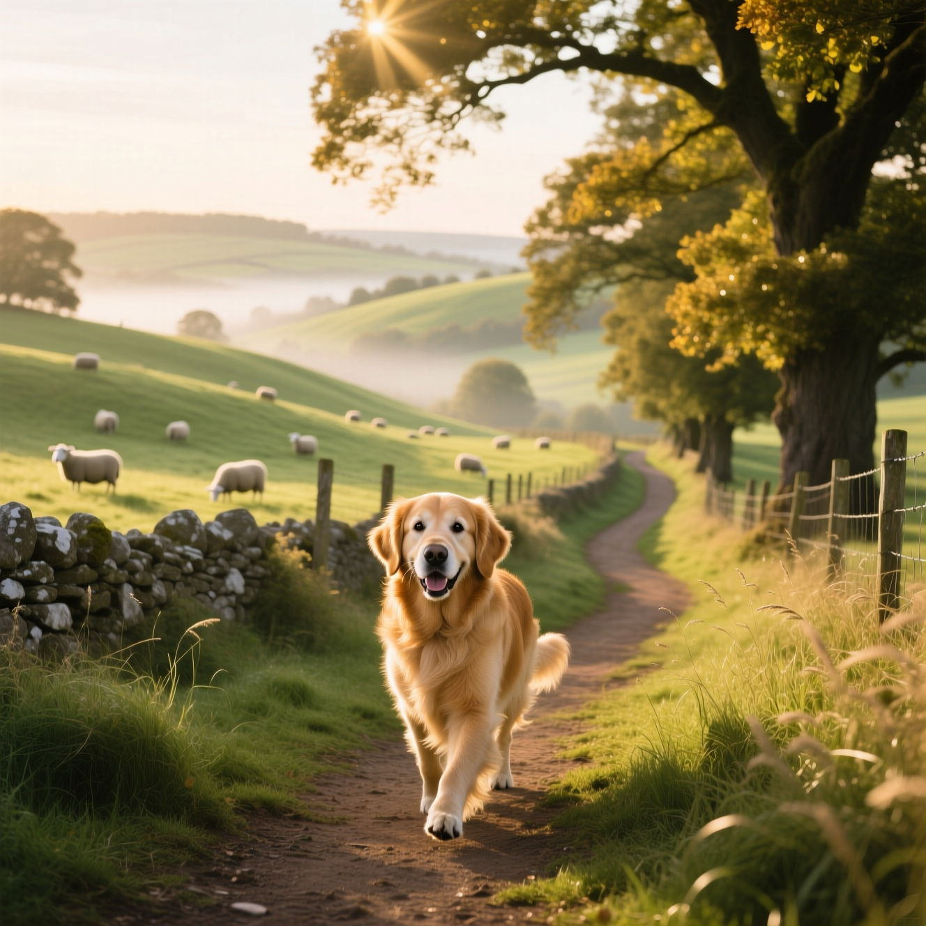 Dog walks outside London countryside, dog-friendly trails in Surrey and Chiltern Hills